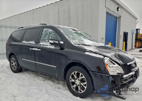 2014 Kia Sedona Ex from USA, damaged, VIN KNDMH4C71E6592605